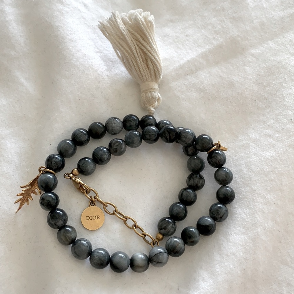 Dior beaded bracelet/choker